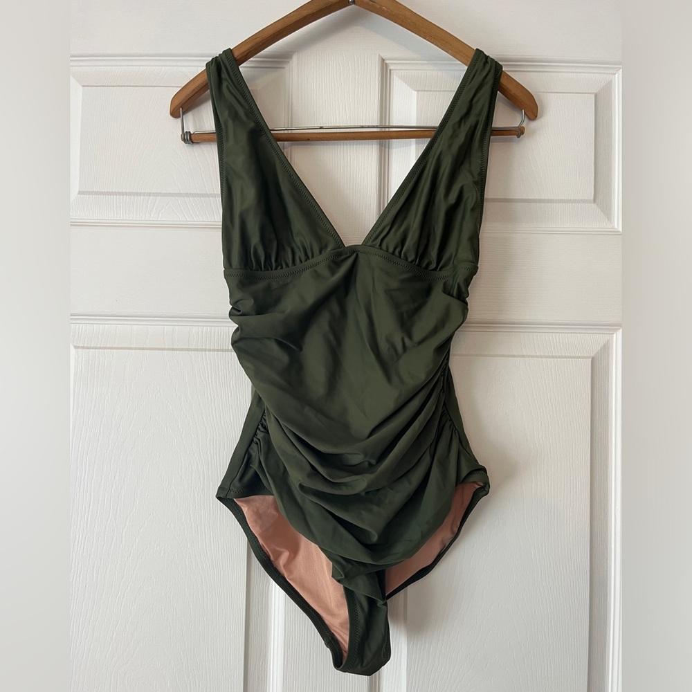 J. Crew Women’s Olive One-Piece